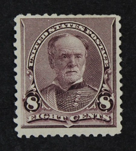 CKStamps: US Stamps Collection Scott#225 8c Sherman Mint H OG