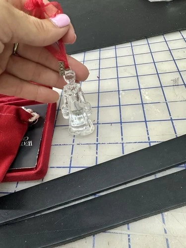 Waterford Crystal 12 Days Of Christmas Eight Maids Milking Ornament IN BOX