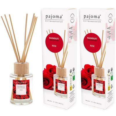 Raumduft Rose 2 x 100 ml Pajoma Raumduftdiffuser Duftöl Lufterfrischer Set