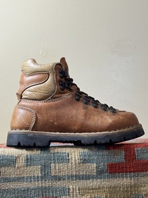 Vtg Kinney Colorado Mountaineering Hiking Boots Men's 5 Wmn's 7 Made In Italy