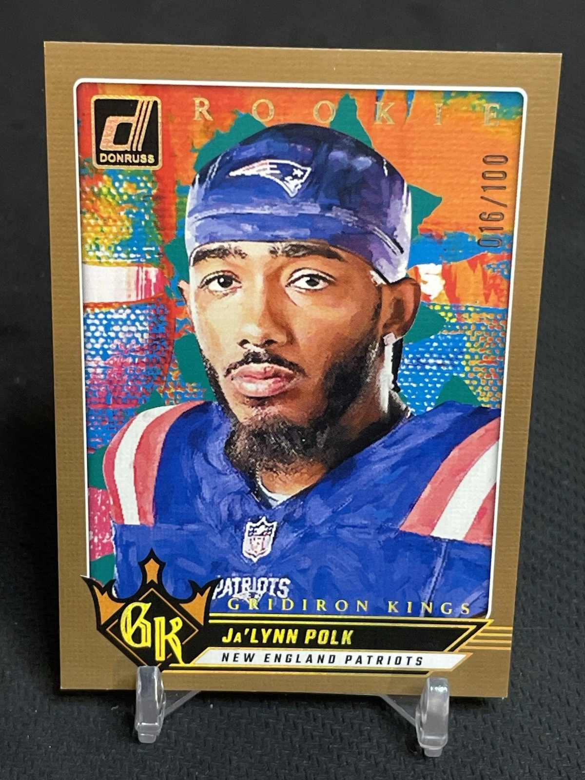 Ja'Lynn Polk Panini Donruss Rookie Gridiron Kings #16 Studio Series