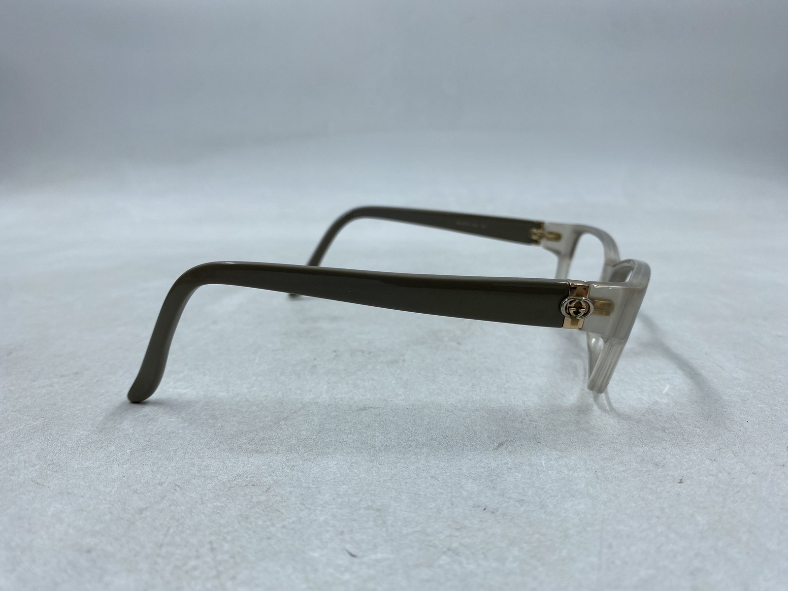 Gucci GG Clear Pattern Rectangle Eyewear Glasses - image 5