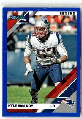 2019 Donruss #167 Kyle Van Noy Press Proof Blue