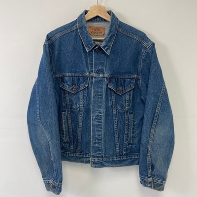 Levi s Denim Jacket Men 48 Blue Vintage USA Trucker Jeans Casual Wear
