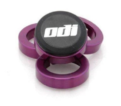 ODI Lock Jaw Lock-On MTB Grip Clamps Pair PURPLE