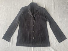 PLEATS PLEASE ISSEY MIYAKE/Denim Transfer Tailored Jacket Size 2