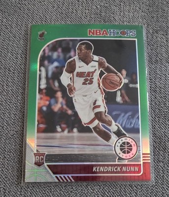NBA Panini Hoops 2019 Kendrick Nunn #250 Green Rookie