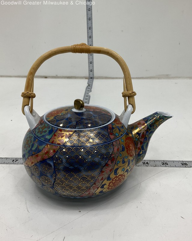 Japanese Arita Ware Teapot with Lid