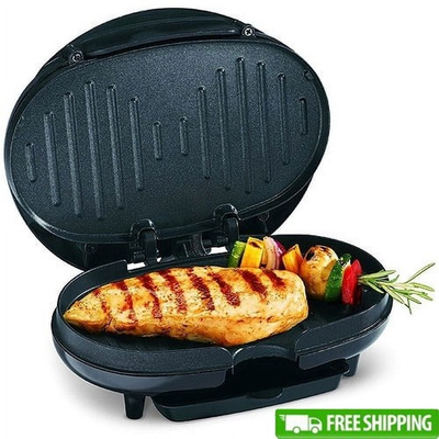 #ad #ad Compact Indoor Grill Nonstick Easy Clean Grill Steaks Fish Chicken Quick Cooking $28.66