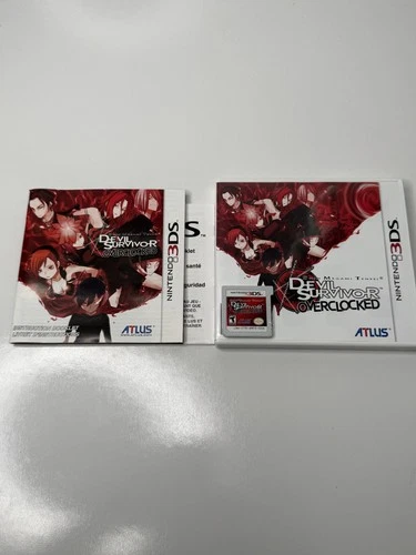 Shin Megami Tensei Devil Survivor Overclocked 3DS 2011 Atlus RPG CIB Complete