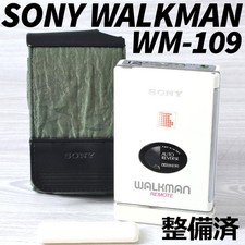 SONY WALKMAN WM-109 カセットウォークマン ホワイト ポーチ付 SONY WALKMAN WM-109 カセットウォークマン ホワイト ポーチ付 SONY