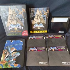 CRIMSON II NEC PC-8801 Japanese RPG Crystal Soft w/ Cloth Map & Manual, Working