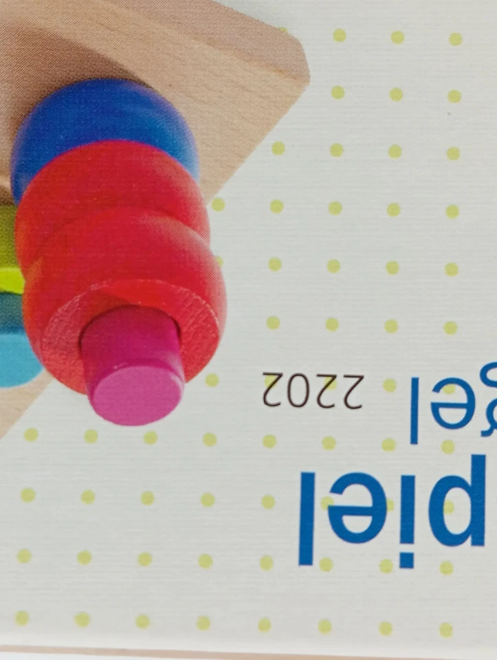 HABA Steckspiel Holz Motorikspielzeug Farben & Formen Lernspielzeug ab 24 Monate - Bild 2 von 3