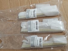 3 x hendel & hendel barrington pull handle brushed satin brass 160mm cc   [J543]