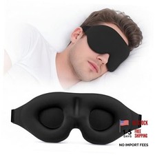 Sleep Mask for Side Sleeper, 3D Complete Light Blocking Sleeping Eye Mask,