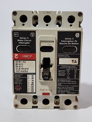 Cutler-Hammer HMCP150T4S 150 Amp HMCP Motor Circuit Protector Series C