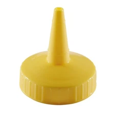 Vollrath 281308 Yellow Replacement Cap for Standard Squeeze Bottle