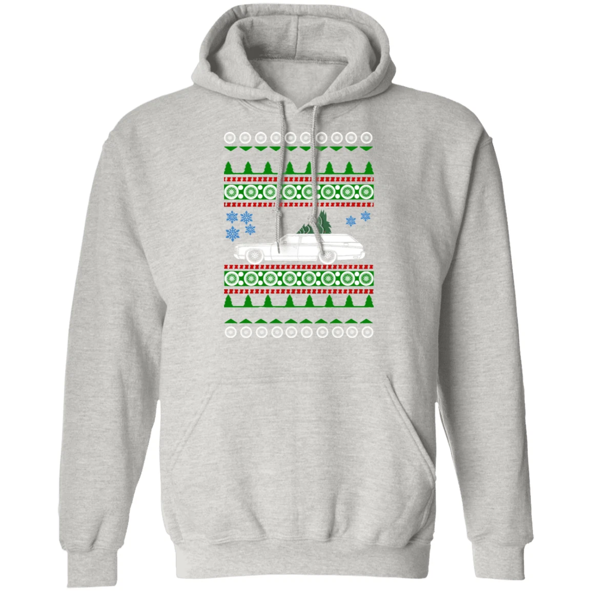 Chevy Kingswood Wagon Hoodie ugly christmas sweater