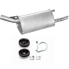 Endschalldämpfer Auspuff für Opel Corsa B S93 Schrägheck 54PS + Montageware