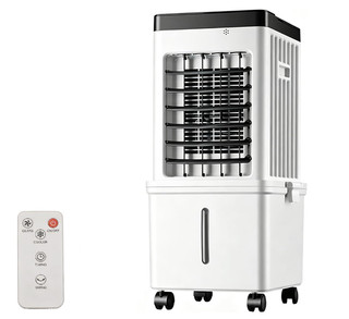 Portable Air Cooler, 15L Evaporative Air Cooler with 2 Ice Packs, Remote Control