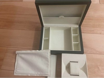Rolex XL Watch Box Green Leather Outer Box For Platinum Daytona 116506