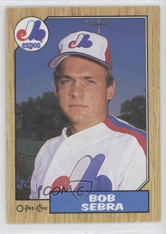 1987 O-Pee-Chee Bob Sebra #314 Rookie RC 0cv