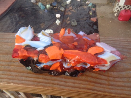 Glass Rock Slag Pretty Multi Color 3.10 lbs 69A Rocks Landscape Aquarium