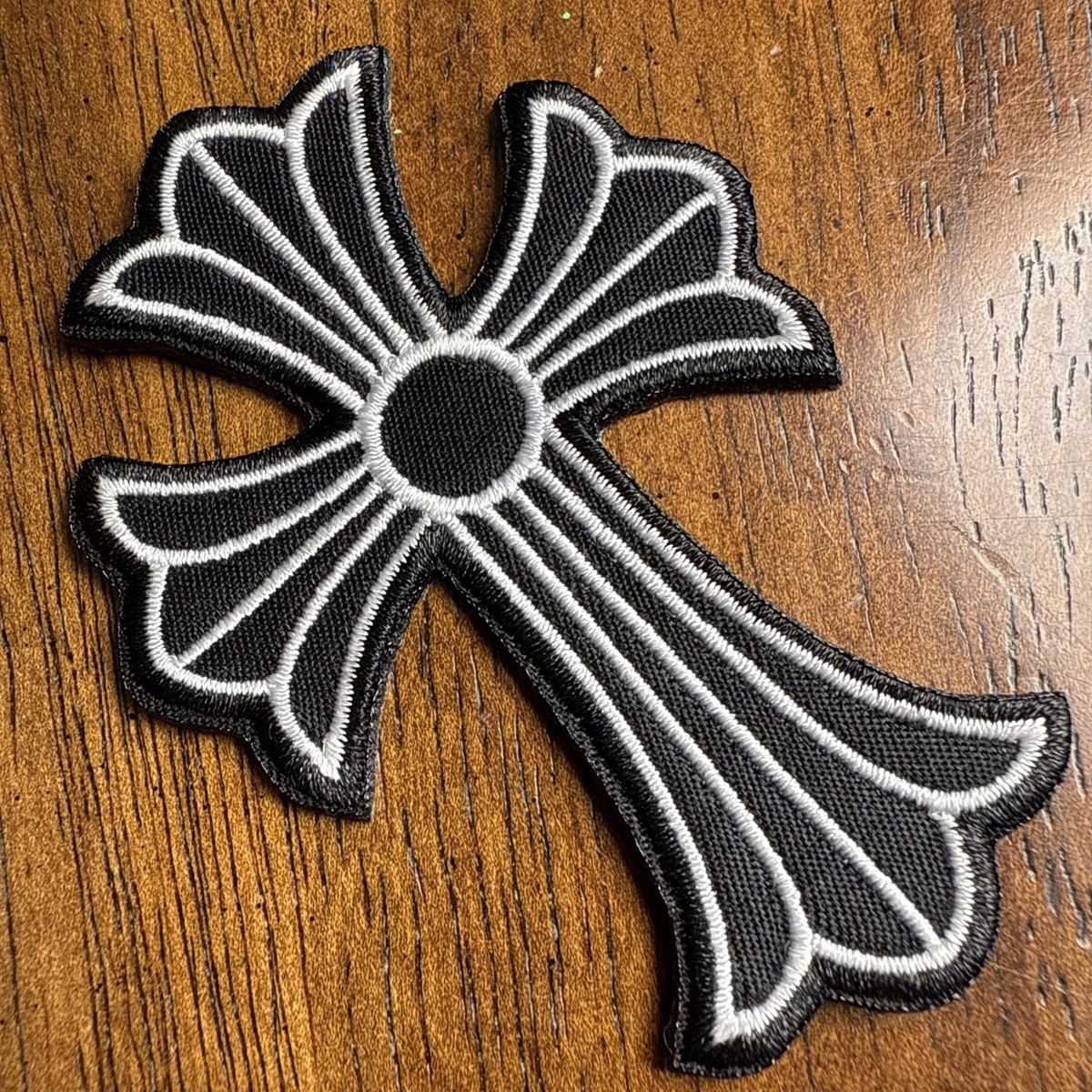 🔥 Chrome Hearts Inspired Iron On Patch Gothic Biker Logo