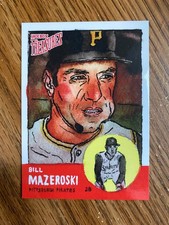 Bill Mazeroski 2025 Topps Shoebox Treasures Andy Friedman #41 Stamp 73/99