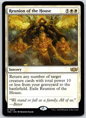 Reunion of the House (15) - TDC: Commander: Tarkir: Dragonstorm NM
