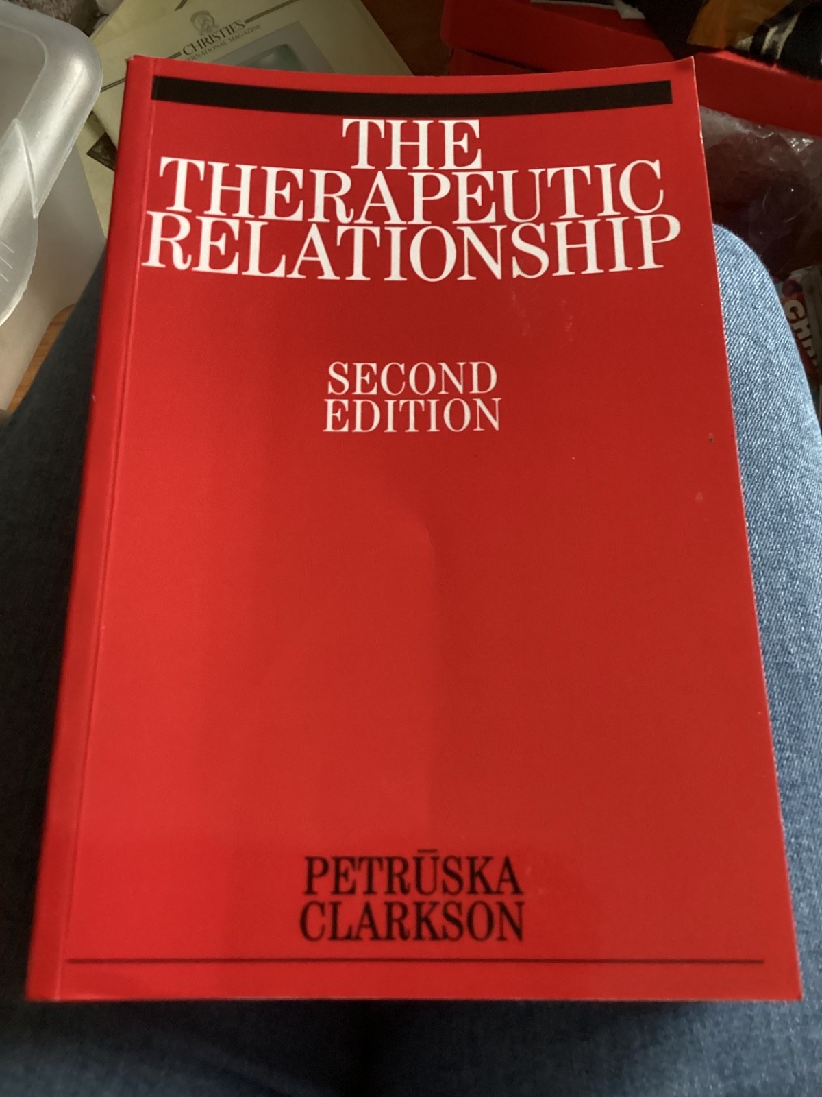 The Therapeutic Relationship Second Edition by Petruska Clarkson Paperback Book
