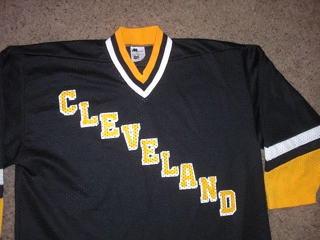 Camiseta deportiva alternativa de hockey vintage Cleveland Lumberjacks para hombre XL GRAN FORMA Foto 2 de 4