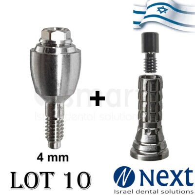 Lotx10 Straight Multi Unit Abutment MIS Regular SP 2.42 hex titanium 4MM