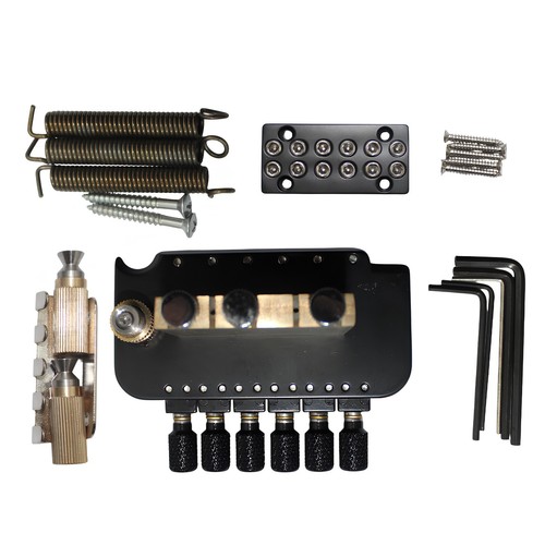 Batking 6-saitige Gitarre Tremolo Brücke mit Whammy Bar für E-Gitarre schwarz - Bild 2 von 7