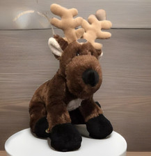 GANZ Webkinz Reindeer Deer Plush Toy HM137 8" Stuffed Animal Holiday No Tag