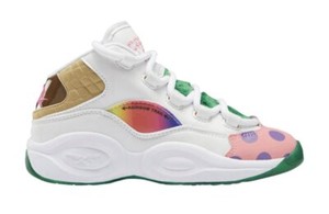 Reebok Question Mid Iverson Candy Land Shoe Preschool Shoe Boy Girl Sneaker
