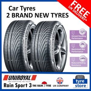 2 TYRES 2X New 2454018 Uniroyal Rain 2 TYRES 2X New 2454018 Uniroyal Rain