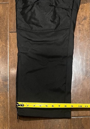 Jafrum Mens Black Adjustable Waist Pockets Motorcycle Riding Pants Size X-Large - Picture 16 of 18