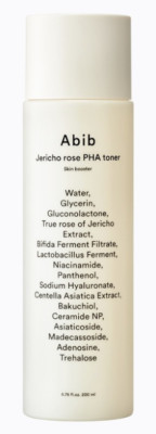 Abib Jericho Rose PHA Toner 200ml Moisturizing K-Beauty