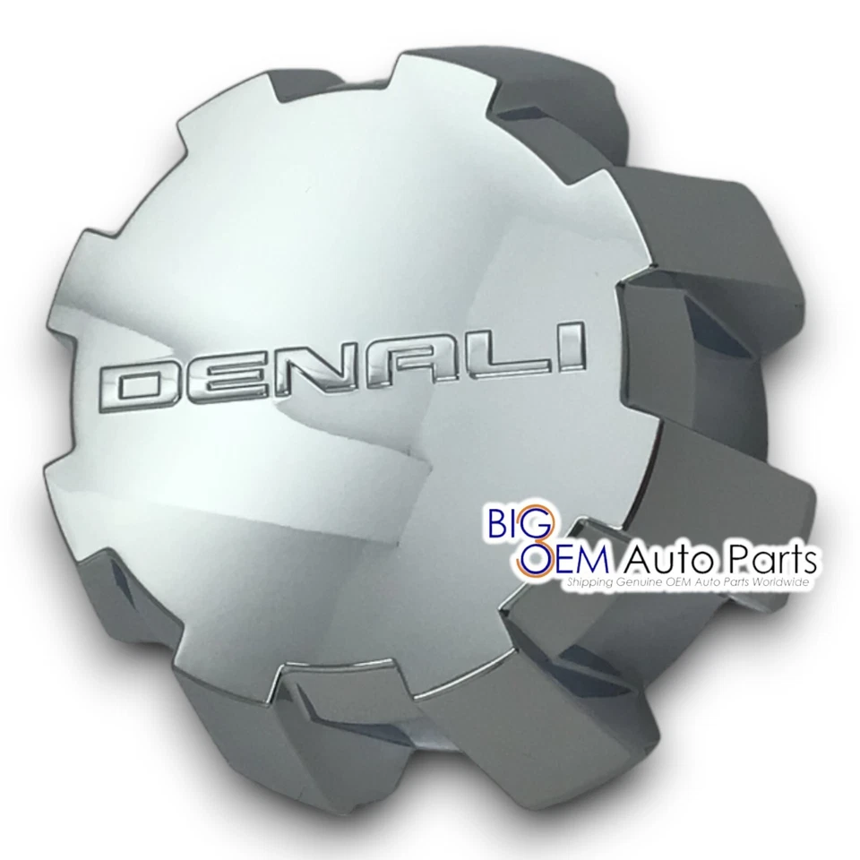 GMC Sierra Denali 2500 3500 2016-2019 tapacubos cromados delanteros traseros 22950441 Foto 3 de 4
