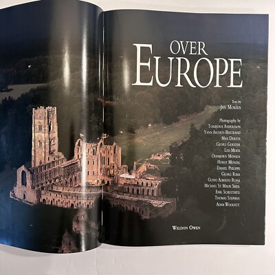 Over Europe Spectacular Aerial Photographs 1995 HC Coffee Table