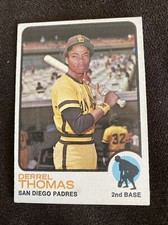 1973 Topps #57 Derrel Thomas San Diego Padres Baseball Card