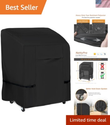 Premium 2 Burner Grill Cover 32-Inch - Fade and UV Resistant, Adjustable Straps