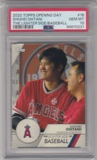 2020 Topps Opening Day SHOHEI OHTANI Lighter Side SSP Gem Mint PSA 10 16 Low Pop