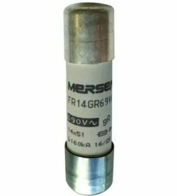 Mersen 14 x 51mm Cylindrical Fuses gG 16A 690VAC