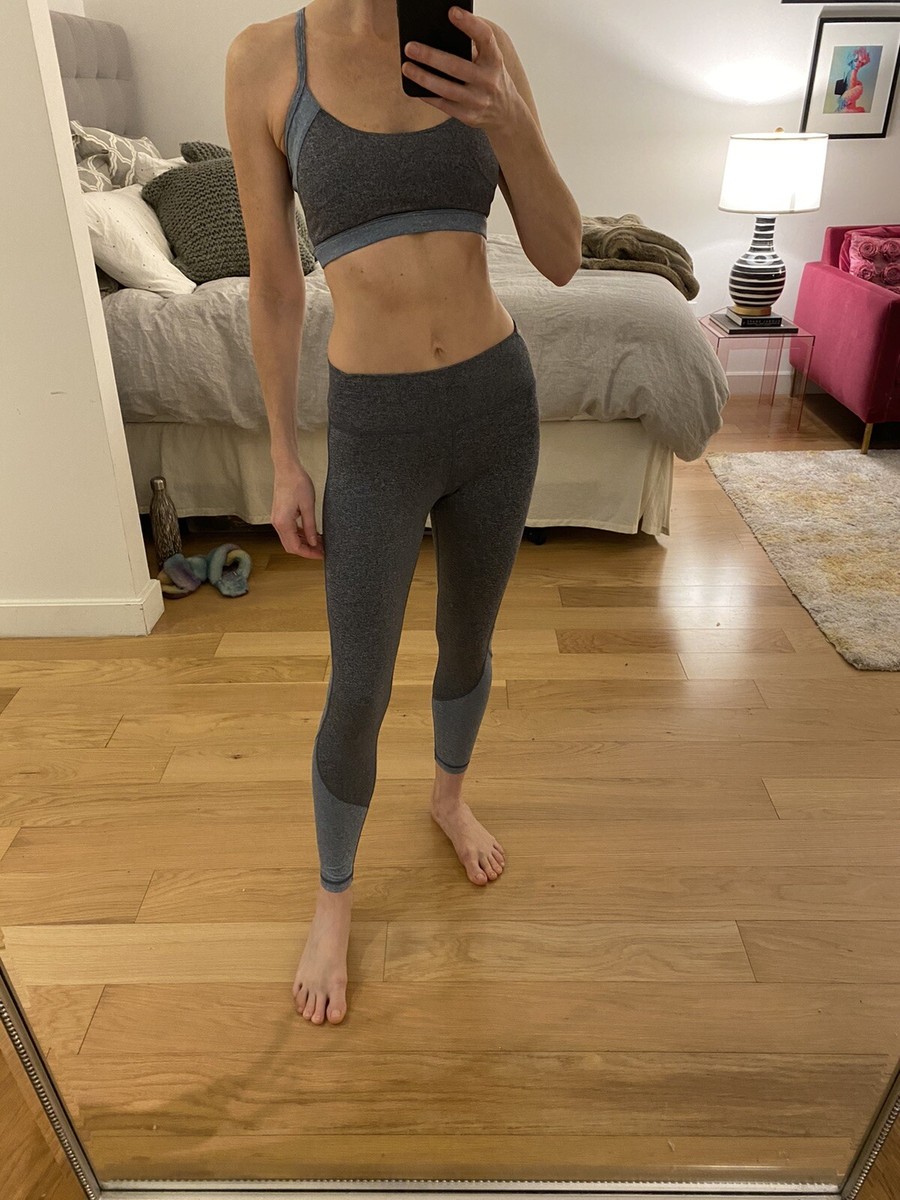 Vie Active Bra and Leggings Set, Blue, XS/XXS