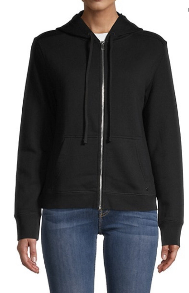 Zadig & Voltaire Sixtine Skull Degrade Black Zip Hoodie Zip Cotton Zadig & Voltaire Sixtine Skull Degrade Black Zip Hoodie Zip Cotton