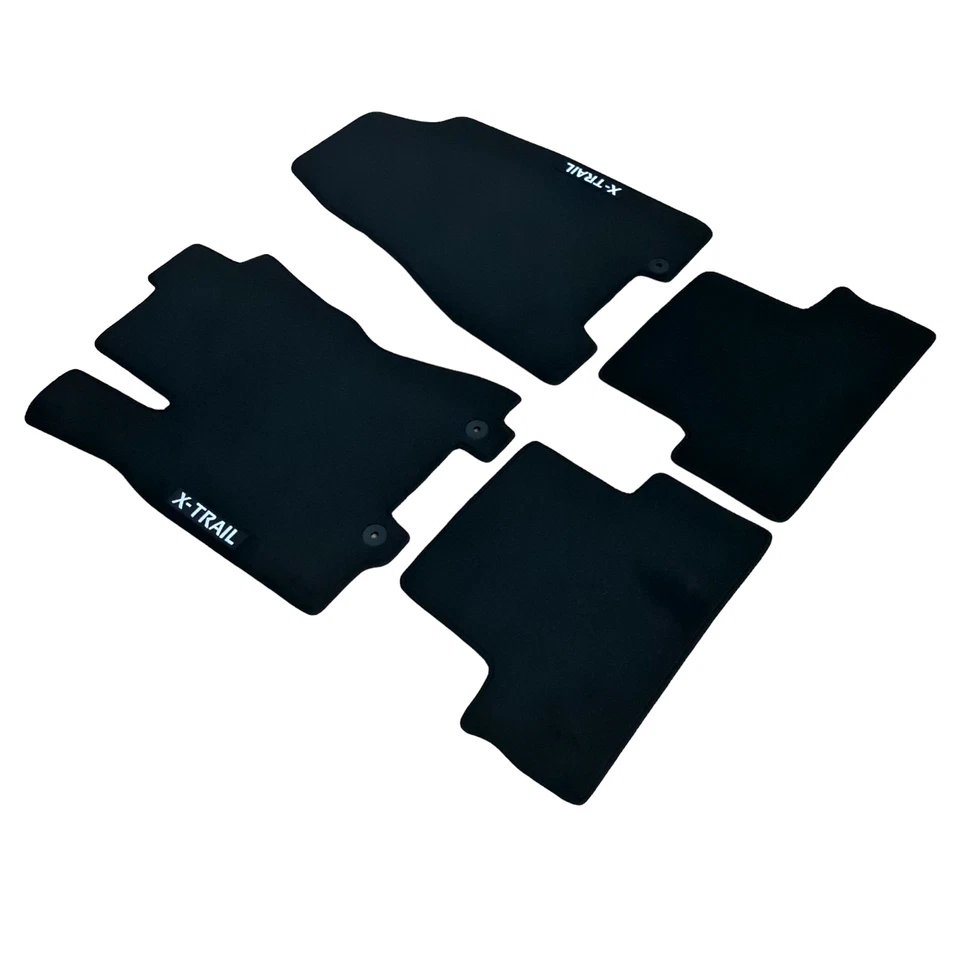 Автомобильные напольные коврики для Nissan X-Trail велюровые водонепроницаемые черные ковровые покрытия автомобильные вкладыши новые - Изображение 3 из 4