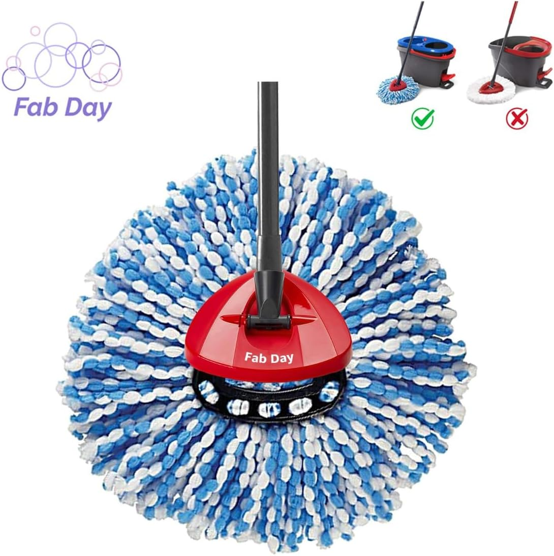 4 Pack Spin Mop Refills OCedar Rinse Clean Replacement Heads eBay