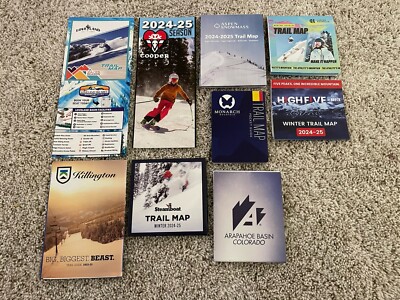 Breckenridge Aspen Copper Killington Steamboat Springs Ski Resort trail map NEW